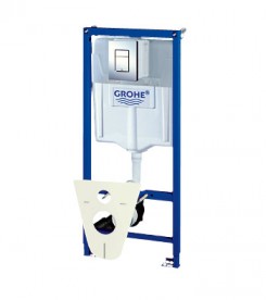 Унитаз подвесной Laufen PRO S 8209610000001+H8919610000001 + Комплект 4 в 1 Grohe Rapid SL 38775001