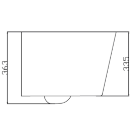 Підвісний унітаз Ravak Concept Cube RimOff 35х48 см з сидінням кераміка білий глянець RKUM000010