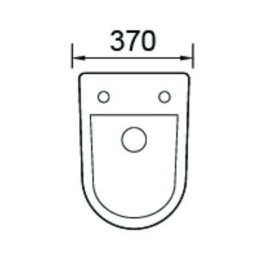 Унитаз подвесной Ravak Concept Storm RimOff 37х53 см с сиденьем керамика белый глянец RKUM000009