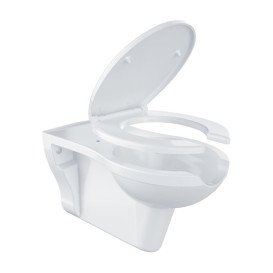 Унитаз подвесной Ravak Safe Rim 36,5х68 см для людей с ограниченными возможностями керамика белый X01930