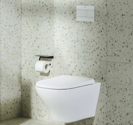 Унитаз подвесной Roca Airos Vortex 35,5х53 см с крышкой soft-close керамика белый A34HC10000