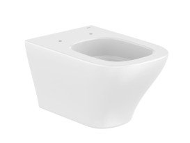 Унитаз подвесной Roca Airos Vortex 35,5х53 см с крышкой soft-close керамика белый A34HC10000