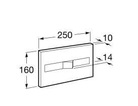 Унітаз підвісний Roca Gap A34H478000 + Сидіння + Інсталяційна система 89009000K + Кнопка змиву 890096001