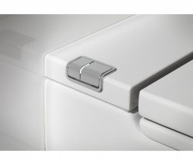 Унитаз подвесной Roca Meridian In-Tank с интегрированным в чашу бачком крышкой с сиденьем и монтажной рамой L-типа A893301000