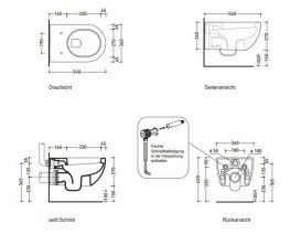 Унітаз підвісний з функцією біде FLAMINIA APP безободковий, Goclean, AP118G + ERWCB