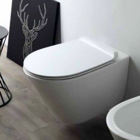 Унитаз подвесной Simas коллекция Gambassi белый GA18N