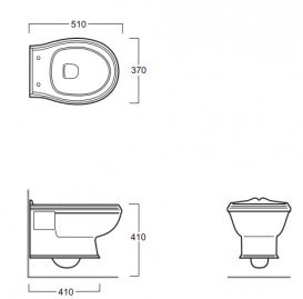 Унитаз подвесной Simas коллекция Gambassi белый матовый + сиденье GA18BM+GA004BM+F85