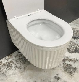 Підвісний унітаз VBI Torcello 36х49,5 см з сидінням кераміка білий VBI-020800