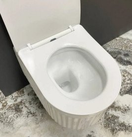 Підвісний унітаз VBI Torcello 36х49,5 см з сидінням кераміка білий VBI-020800