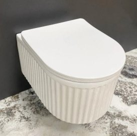 Підвісний унітаз VBI Torcello 36х49,5 см з сидінням кераміка білий VBI-020800