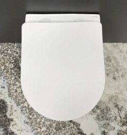 Унитаз подвесной VBI Vulcano 36х48,5 см с сиденьем керамика белый матовый VBI-020415