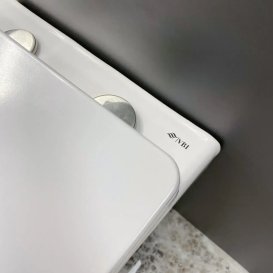 Унітаз підвісний VBI VULCANO 49х36,5 см безободковий з кришкою soft-close кераміка білий VBI-020100