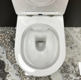 Унітаз підвісний VBI Vulcano M 36х55 см із сидінням кераміка білий VBI-020420