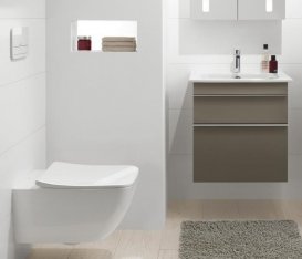 Унітаз підвісний Villeroy & Boch Venticello 4611R001 + 9M79S101 + Інсталяція ViConnect 92246100 + Кнопка змиву 92249061