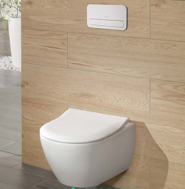 Унитаз подвесной Villeroy&Boch Subway 2.0 56001001+9M78S101 + Инсталляция 92246100 + Кнопка смыва 92249061