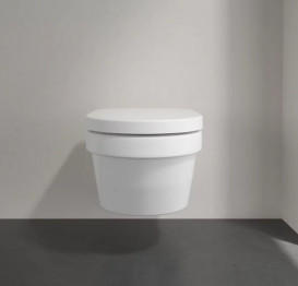 Унитаз подвесной Villeroy & Boch Architectura 37х53 см санитарная керамика CeramicPlus альпийский белый 5684R0R1