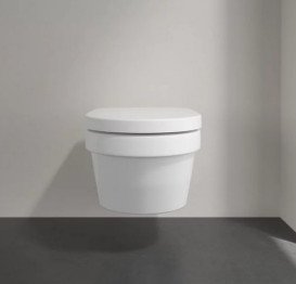 Унітаз підвісний Villeroy&Boch Architectura 37х53 см санітарна кераміка CeramicPlus AntiBac альпійський білий 5684R0T2