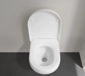 Унітаз підвісний Villeroy&Boch Architectura 37х53 см санітарна кераміка CeramicPlus AntiBac альпійський білий 5684R0T2