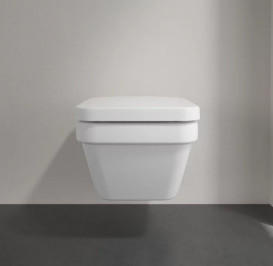 Унитаз подвесной Villeroy & Boch Architectura 37х53 см санитарная керамика CeramicPlus альпийский белый 5685R0R1