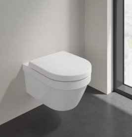 Підвісний унітаз Villeroy & Boch Architectura 37х53 см санітарна кераміка альпійський білий 4694R001