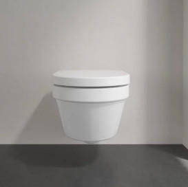 Унитаз подвесной Villeroy & Boch Architectura 37х53 см с крышкой санитарная керамика альпийский белый 4694HR01