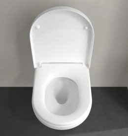 Унитаз подвесной Villeroy & Boch Architectura 37х53 см с крышкой санитарная керамика альпийский белый 5684CL01