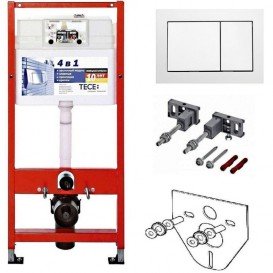 Унітаз підвісний Villeroy & Boch O.Novo 5660HR01 Directflush + Сидіння + Комплект 4 в 1 TeceBase 9400006