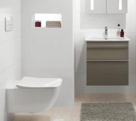 Унитаз подвесной Villeroy&Boch коллекция Venticello Directflush 4611R001 + Сиденье 9M79S101