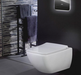 Унитаз подвесной Villeroy&Boch коллекция Venticello Directflush 4611R001 + Сиденье 9M79S101