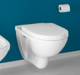 Унітаз підвісний Villeroy & Boch O.Novo 5660HR01 Directflush + Сидіння + Інсталяція ViConnect 92246100 + Кнопка змиву 92249061