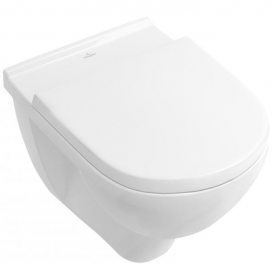 Унітаз підвісний Villeroy & Boch O.Novo 5688H101 укорочений + Сидіння + Інсталяція ViConnect 92246100 + Кнопка змиву 92248561