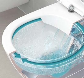 Унитаз подвесной Villeroy&Boch O.Novo 5660HR01 Directflush + Сиденье + Инсталляция 92246100 + Клавиша смыва 92249068 белая