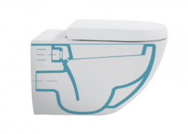 Унітаз підвісний Villeroy & Boch колекція Architectura 4694R001+ Сидіння SlimSeat 9M70S101