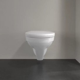 Унитаз подвесной Villeroy & Boch O.Novo 36х54 см санитарная керамика CeramicPlus альпийский белый 7682R0R1