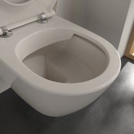 Унітаз підвісний Villeroy & Boch Subway 2.0 37х56 см санітарна кераміка CeramicPlus пергамон 5614R0R3