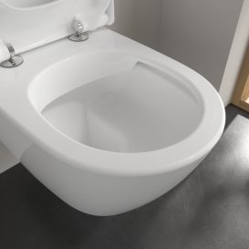 Унітаз підвісний Villeroy & Boch Subway 2.0 37х56 санітарна кераміка ViFresh CeramicPlus альпійський білий 5614A1R1