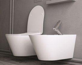 Унитаз подвесной Volle Aiva Rimless + Сиденье твердое Slim SoftClose 13-68-526