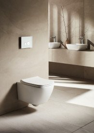 Унітаз підвісний Volle Solo Rimless 35,5х51 см кераміка білий 13-55-111