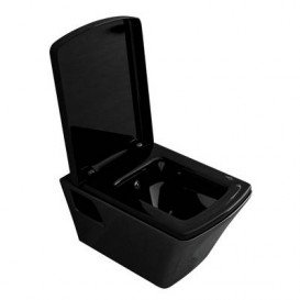 Унітаз підвісний Volle Тео 53х35.5 см кераміка чорний 13-88-422Black