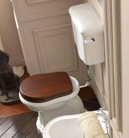 Унітаз приставних Kerasan Retro білий 101001