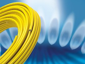 Універсальна багатошарова труба для систем внутрішнього газопостачання Tece TECEflex PE-Xc / Al / PE d16x2,2 мм бухта 25 м 732 331