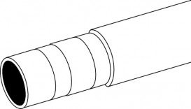 Универсальная многослойная труба Tece TECEFLEX 5S d16х2,2 мм бухта 200 м 704516