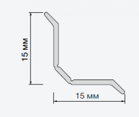 Универсальная самоклеющаяся лента Salag 15х15 мм ПВХ белый 153301