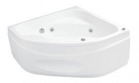 Ванна аэро- и гидромассажная акриловая PoolSpa Klio Sym 140х140 система Smart 2 белый PHS3610ST2C0000