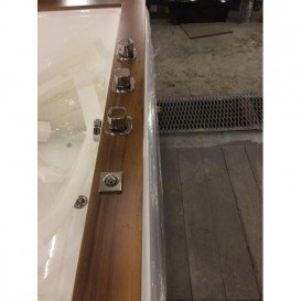 Ванна аэро- и гидромассажная акриловая Golston 180х80 правая белый G-U2608R