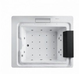 Ванна аеро- і гідромасажна акрилова Golston 190х155 вбудована білий G-U3601