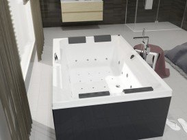 Ванна аеро- і гідромасажна акрилова Riho Olivia 180х120 см білий BZ7700561SH1572