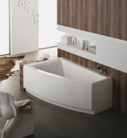 Ванна акрилова асиметрична Kolo Clarissa 170х105 правобічна XWA0870000