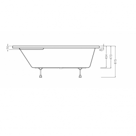Ванна акриловая асимметричная Ravak Asymmetric II 170x110 L левая C921000000