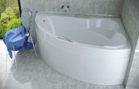 Ванна акрилова Besco Ada 160х100 см глянцевий білий #WAA-160-NP